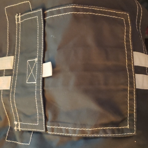 Kanu Surf Barracuda Charcoal Swim Trunks Size L 14/16 - Picture 4 of 5